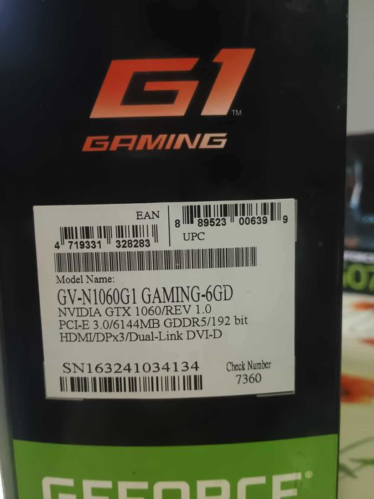 GTX 1060 6GB / 192 bit