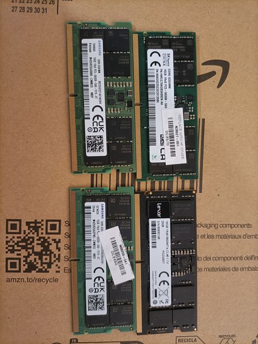 vand memorie sodimm 1x16gb 5600 ddr5 ram laptop second hand