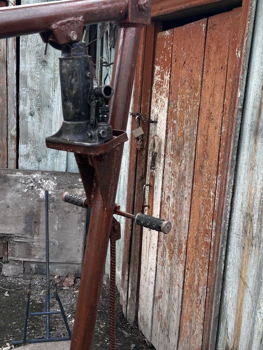 кран для снятия двигателя, гусь