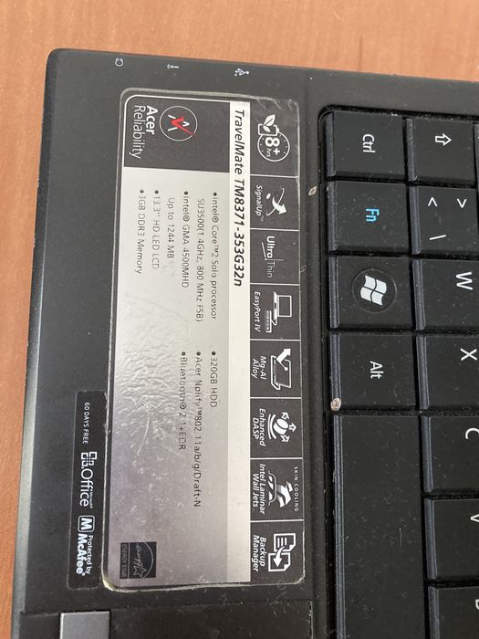 Acer TravelMate 8371