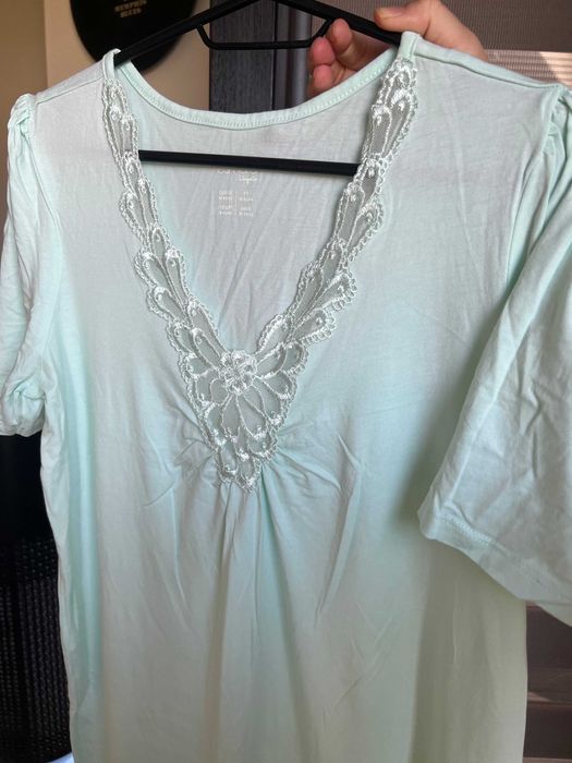 НОВА дамска нощница с бродерия