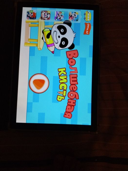 Наушники и планшет