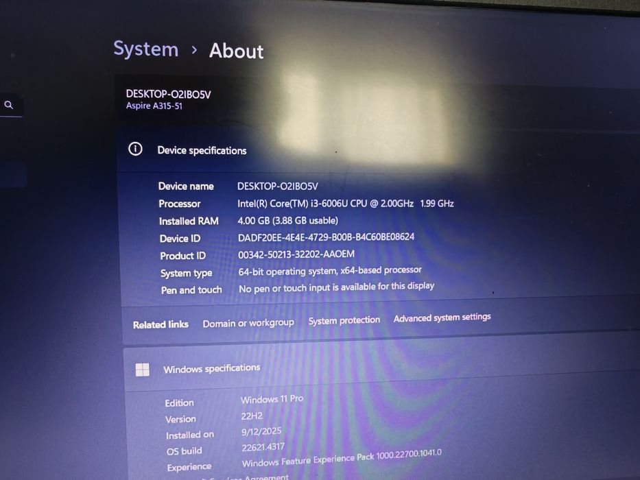 Acer Aspire 3 A315-51-388s