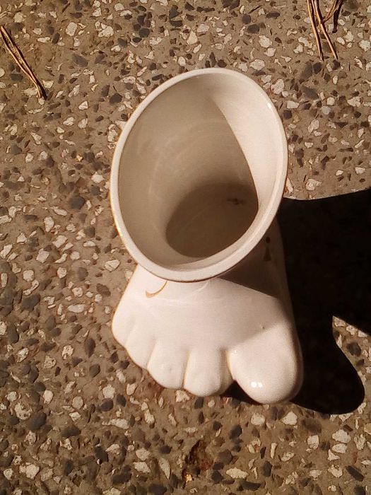 Декоративен крак - вазичка и прасенце - вазичка