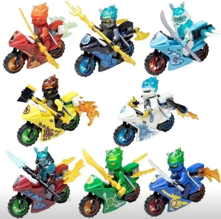 Лeго человечки, мотоциклы. Фигурки