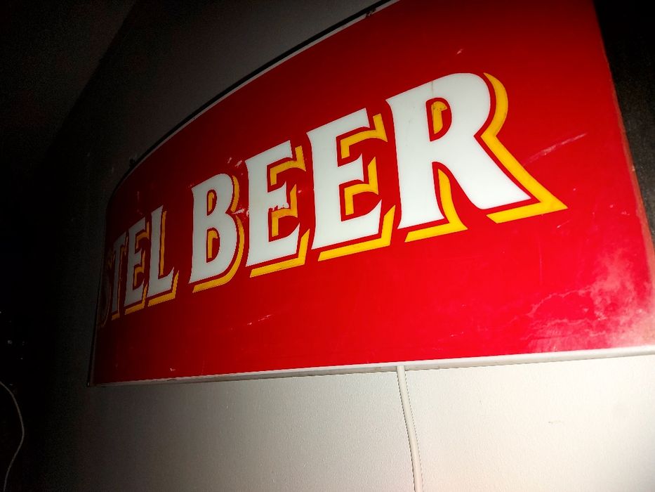 Reclamă luminoasă cu 2 fețe Amstel