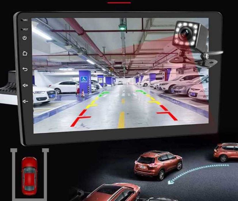 Мултимедия с GPS 10,1 Инча за кола ,1 Din, Bluetooth,радио,WiFi,Mirror