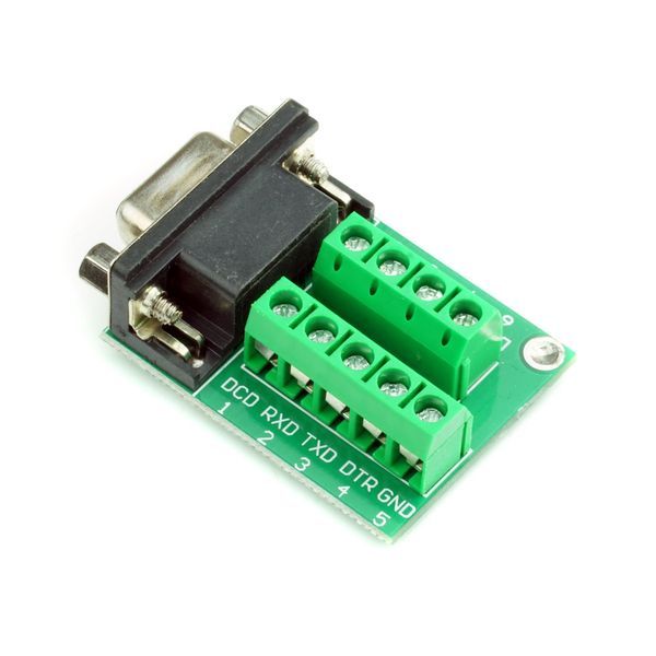 Адаптерна клема RS232 DB9 - женски конектор