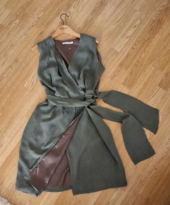 Rochie deosebită Ianis Chamalidy – Verde Olive – Mărimea 50