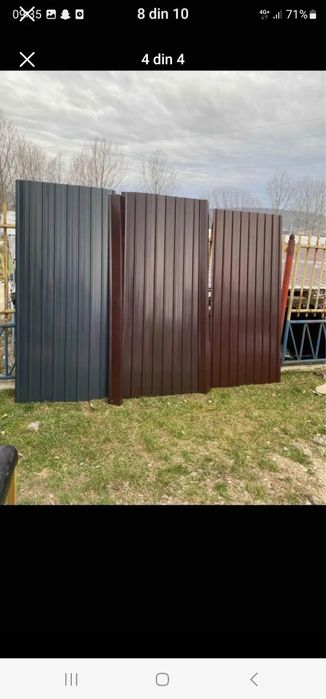 Vand Tabla Cutata Zincata Și Colorata Diferite Grosimi