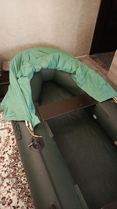 Тент навес кабриолет на лодку ПВХ разборный, лёгкий