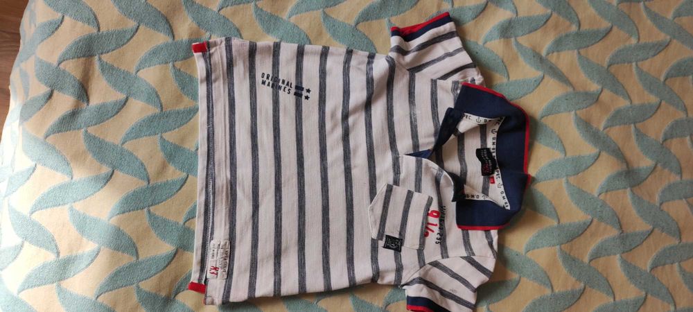 Vand pantaloni de vara + tricou Original Marines, 3-4 ani, baieti