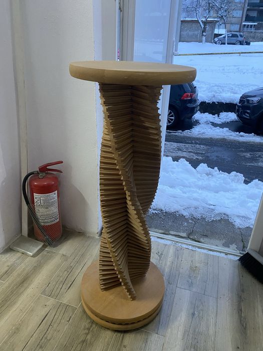 Masa/piedestal lemn masiv