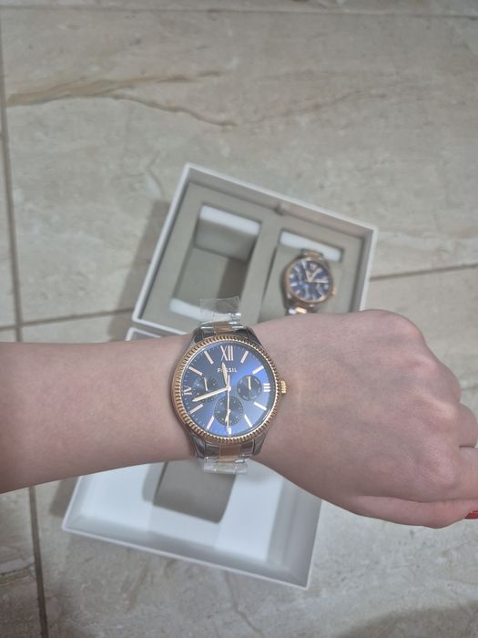 Set ceasuri Fossil EL și EA - noi cu folie de protecție și cutie