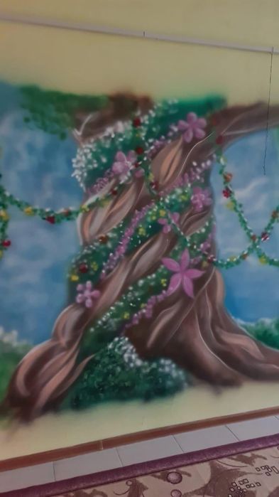 Роспись стен, художник Актобе