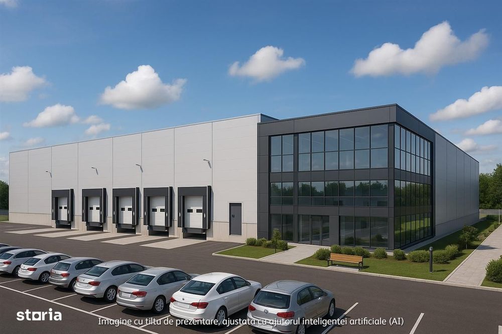 Spatii industriale si birouri 6800 mp in Popesti-Leordeni