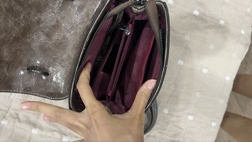 Сумка no name коричневая