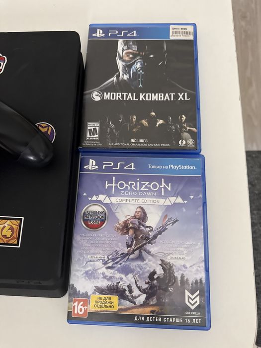 PS4 Slim 1 Тb, +20 игр
