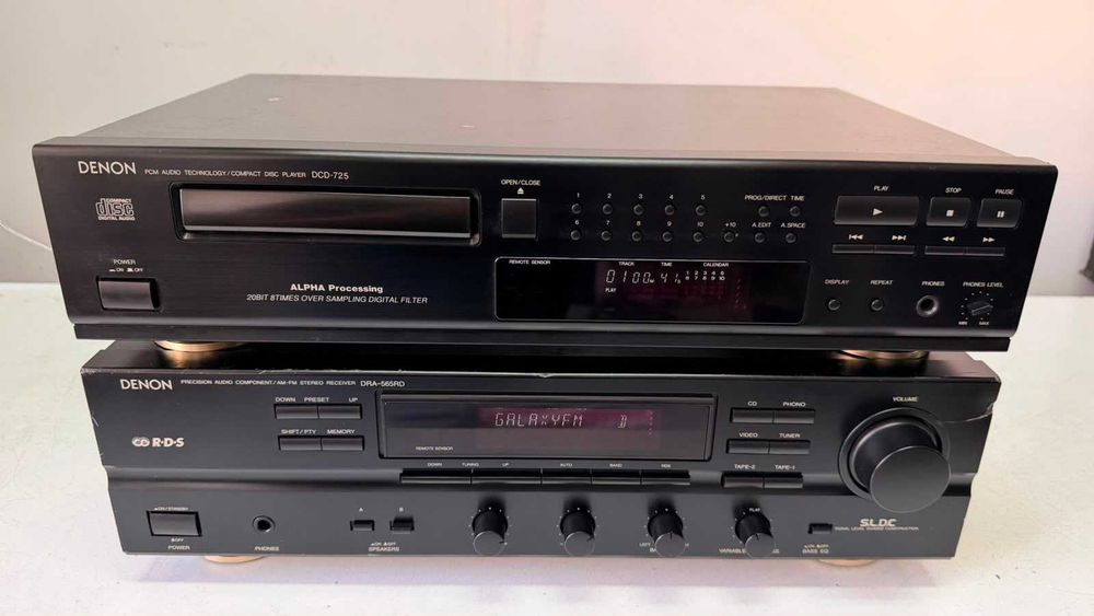 Amplificator Denon DRA-565RD RDS + CD DCD-725 Linie Audio Receiver Stereo Amplificare