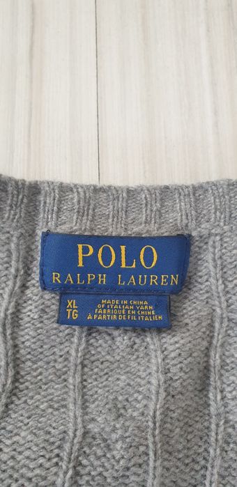POLO Ralph Lauren Cable Merino/ Cashmere  XL  ОРИГИНАЛ! Mъжки Пуловер