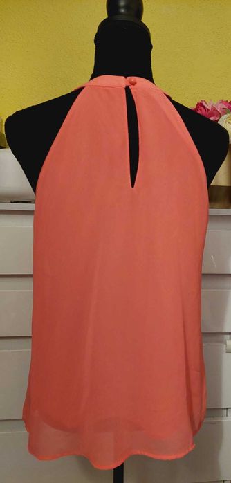 Top ciclam strasuri metalice,voal, vaporoasa Amisu TRANSPORT GRATUIT