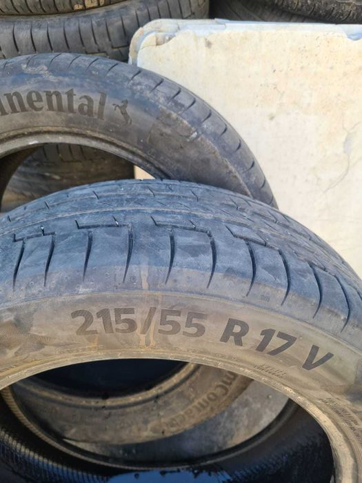 Продам два баллона летней резины  215  55 R 17