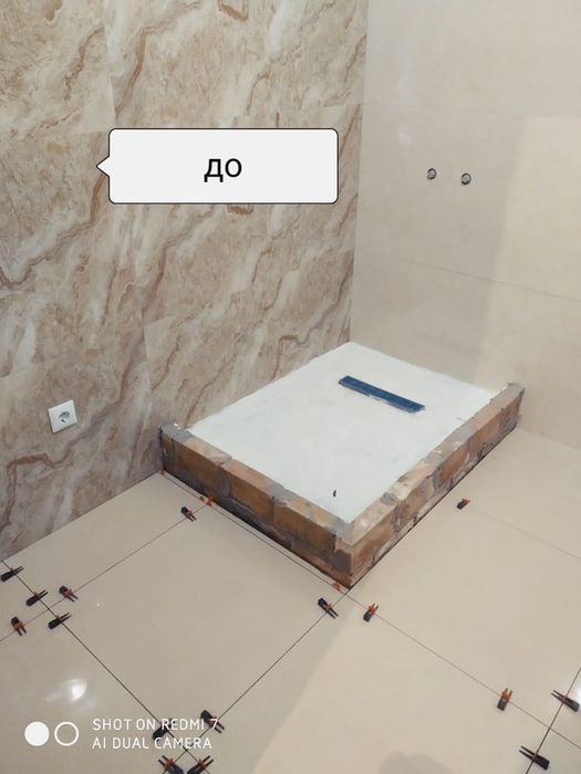 Работы по облицовке кафеля и плитки