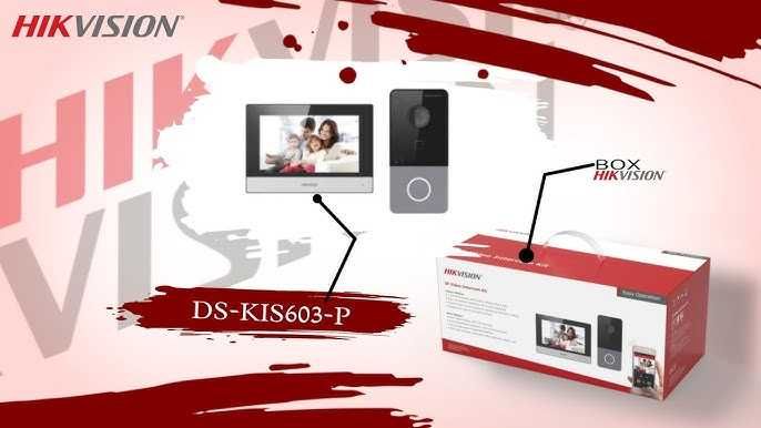 Domofon hikvision DS-KIS603-P