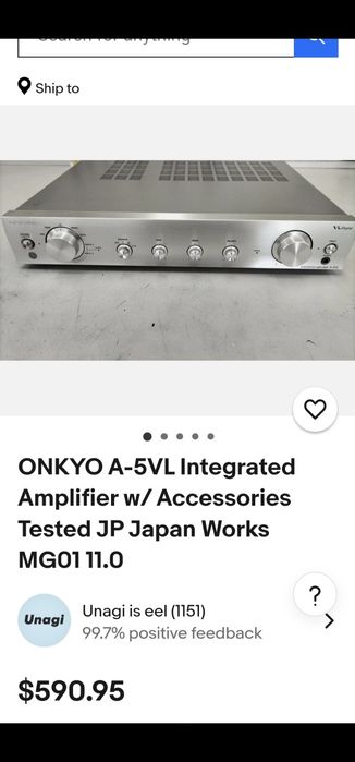 Onkyo A5VL amplificator statie cu DAC încorporat cu digital si optic