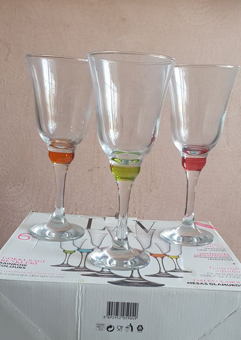 Фужеры новые 6 штук