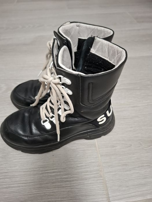 Ботинки для девочек на тёплую зиму 34 размер