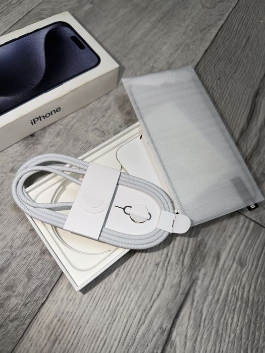 iPhone 15 Pro 128 GB Titanium Blue — Хорошее состояние