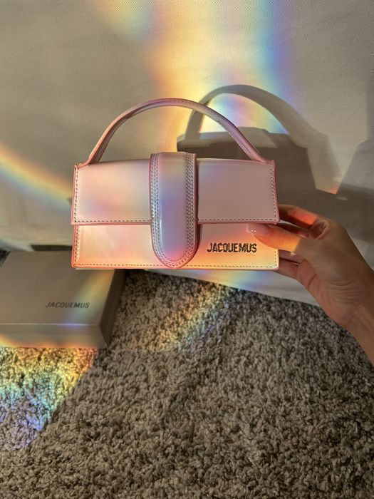 Geanta Jaquemus Le mabbino powder pink pe stoc
