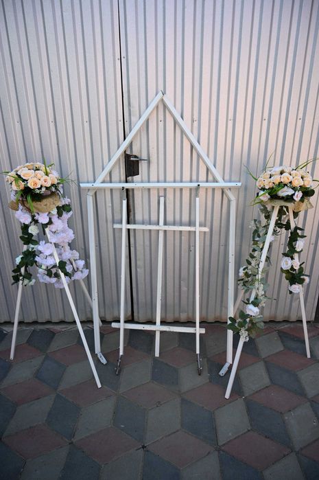 Vind bancuta si arcada din aluminiu pentru diferite evenimente, nunti