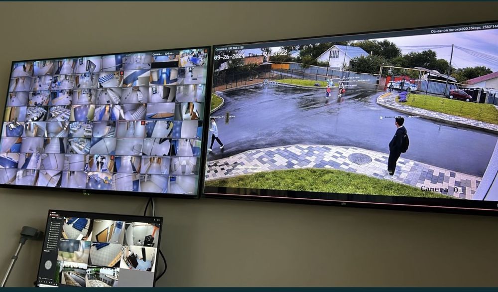 Установка видеонаблюдения