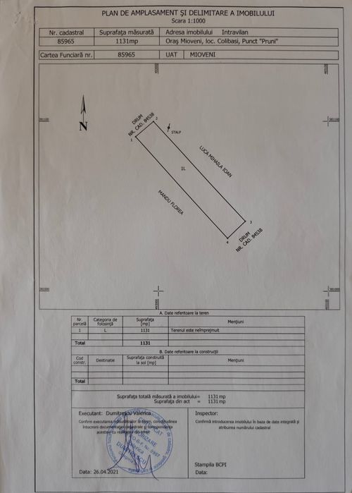 Teren EXCEPȚIONAL Colibași | Priveliște panoramică spre Pitești | Ideal casă sau investiție