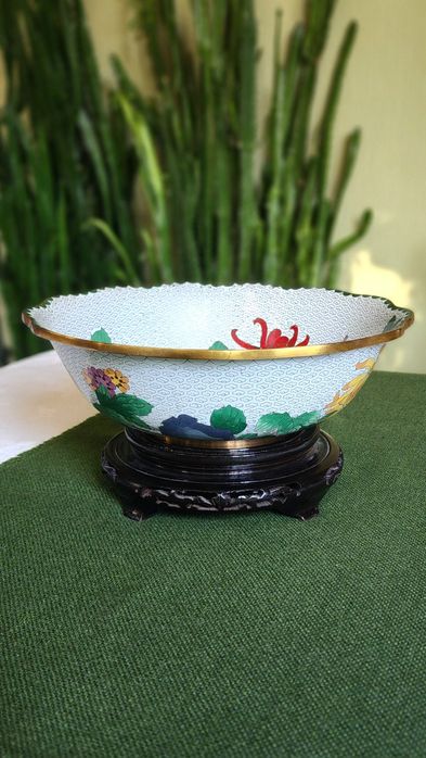 Большая чаша клуазоне