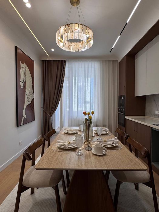 Сдаю светлую 3 ком. 1/8 ЖК Gardens Residense ор-р Ташкент сити А1