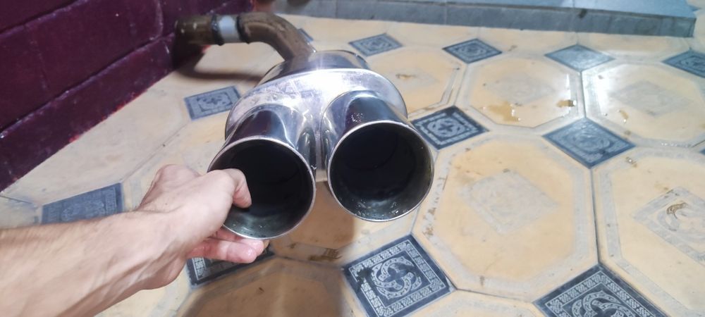 Выхлоп на bmw Magnaflow