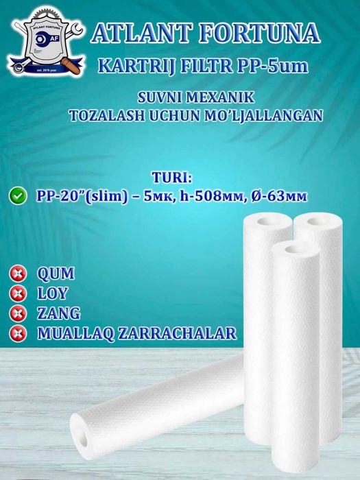 PP kartridj, картридж, filtr kartrij, osmos kartrij, катриж, UDF, CTO