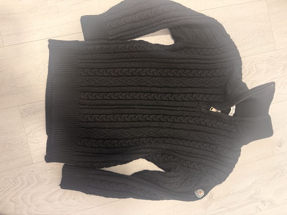 Moncler пуловер quarter zip