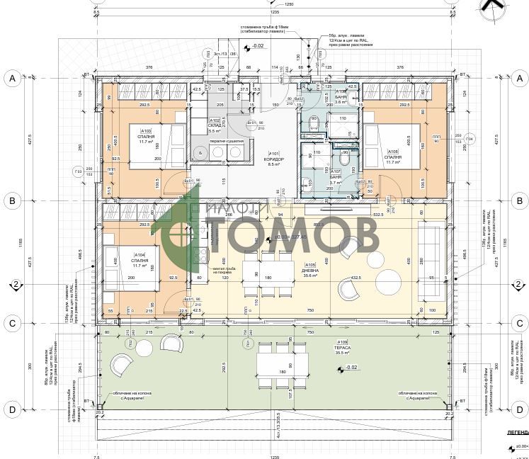 Едноетажна къща с двор в село Подслон
