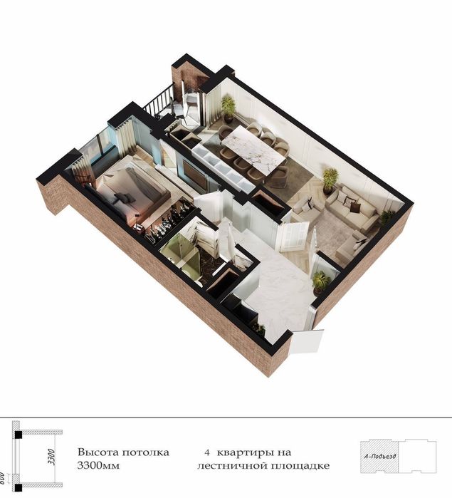 Продаётся квартира в новостройке ЖК Parkent Avenue