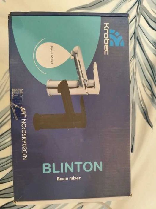 Baterie pentru lavoar Krobec Blinton din alamă