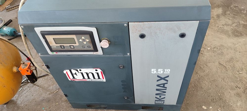 индустриален винтов компресор за въздух на италианската марка Fini Compressors.с 300 лт.ресивър