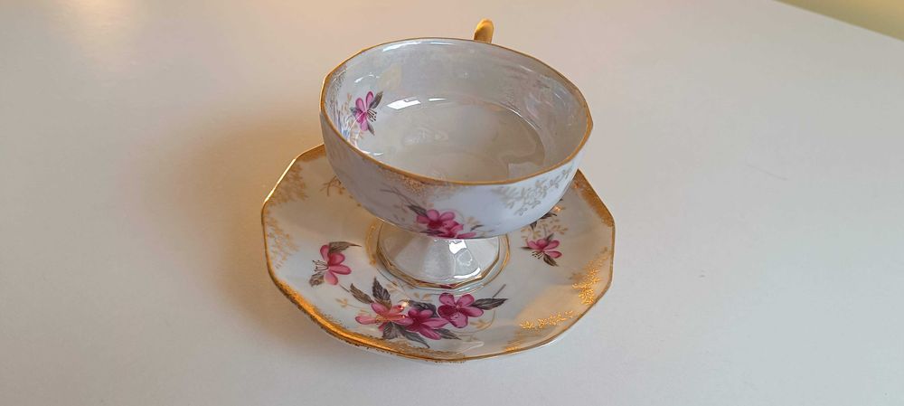 Винтиж чаша с чинийка