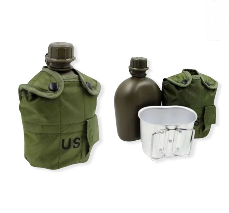 Фляга тактическая с котелком 1лт. Suv idish 1 Lt katelokgi bilan