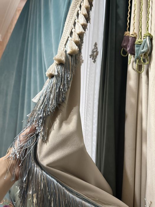 Веллюровый парда (тюл, зашитка)