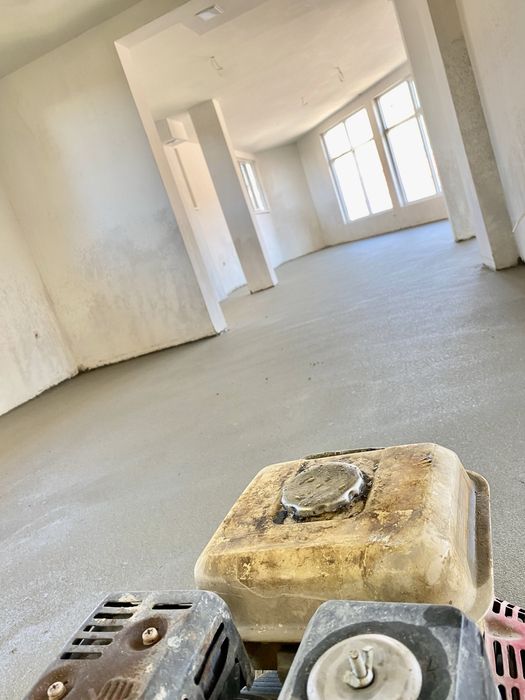 Подова замазка, турбозолна мазилка и шлайфан бетон