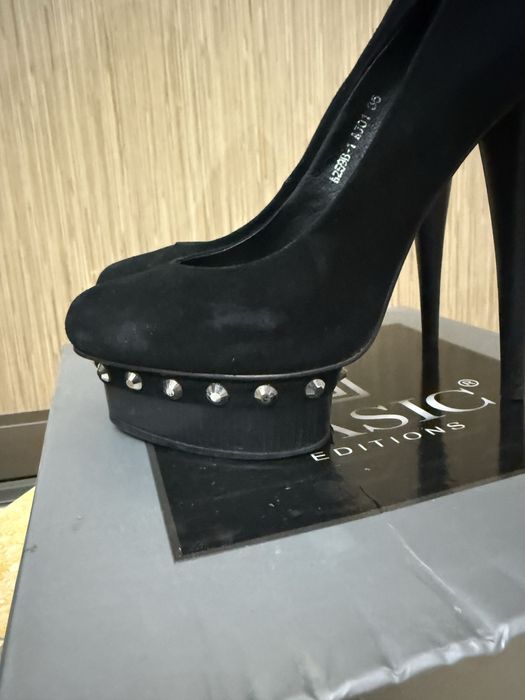 Туфли черные жамша